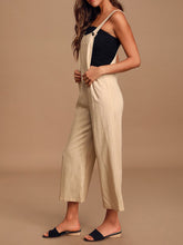 Load image into Gallery viewer, Fashion Wide-Leg Overalls Sleeveless Jumpsuit