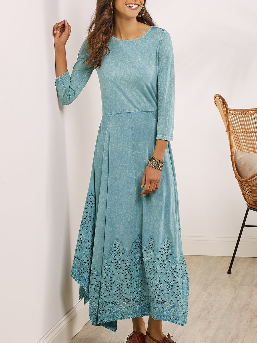 Elegant Loose Casual Long Dress