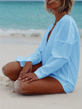 Load image into Gallery viewer, Sexy Simple Solid Color V Neck Jumpsuits