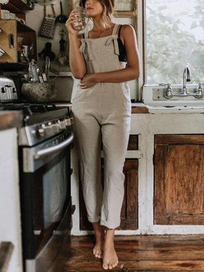 Cotton and Linen Jumpsuit