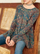 Load image into Gallery viewer, Casual Loose Printed Long-sleeved Top