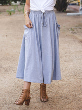 Load image into Gallery viewer, Women Casual Dress Lace Up Pocket Skirt