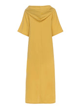 Load image into Gallery viewer, Comfortable soft simple casual loose hooded Maxi dress