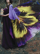 Load image into Gallery viewer, Flowing Cloak Cape With Retro Full Flower Print