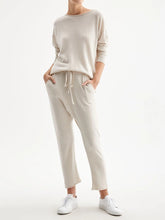 Load image into Gallery viewer, Solid Color Long Sleeve Loose Casual Knit Two-Piece Suit