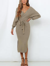 Load image into Gallery viewer, Autumn and Winter Long Sweater Dress
