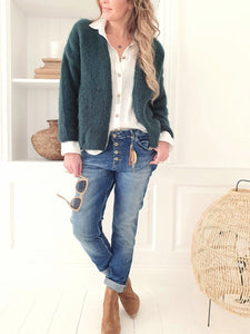 Long Sleeve Knitted Cardigan