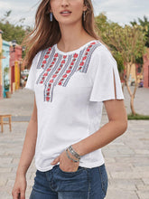 Load image into Gallery viewer, Printed Loose Short Sleeve T-Shirt