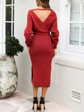 Load image into Gallery viewer, Autumn and Winter Long Sweater Dress