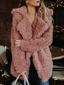 Long Faux Fur Thick Coats