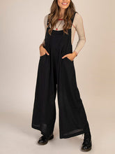 Load image into Gallery viewer, Cotton and Linen Casual Jumpsuit