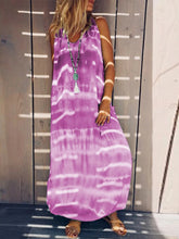 Load image into Gallery viewer, V-Neck Sleeveless Casual Dress