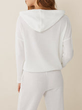 Load image into Gallery viewer, Solid Color Long Sleeve Hooded Knit Two-piece Suit