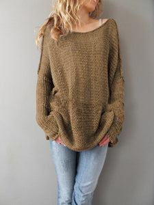 Long Sleeve Knit Top