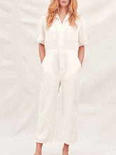 Load image into Gallery viewer, Fashion Strip Casual Short Sleeve Pocket Jumpsuit