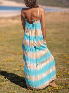 Romantic Bohemian Casual Loose Tie Dye Dress