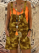 Load image into Gallery viewer, Casual Camouflage Camisole Jumpsuit