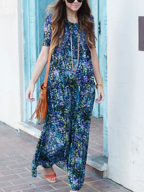 Bohemian Vintage Elegant Floral Dress