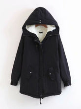 Load image into Gallery viewer, Hooded Pocket Cotton Lining Coat