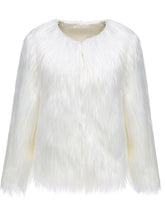 Load image into Gallery viewer, Faux Fur Square Collar Short Jacket Fashion Street Style Coat