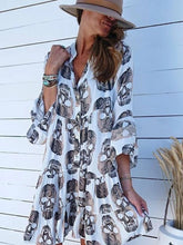 Load image into Gallery viewer, Printed Casual Dress