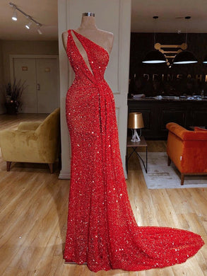 One Shoulder Sleeveless Waist Length Sexy Dress