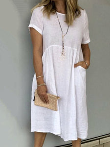 Casual Round Neck Dress