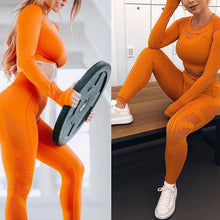 Load image into Gallery viewer, Sexy Yoga Sports Trousers Two-piece Suit