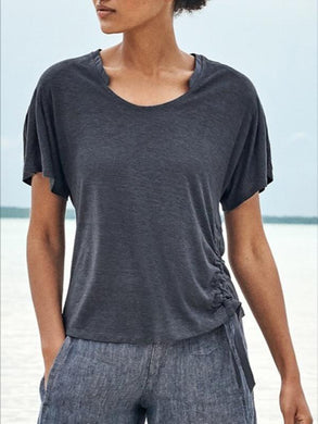Stylish Wild Plain Casual T-shirt