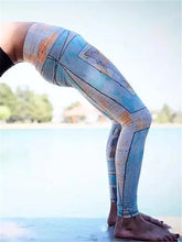 Load image into Gallery viewer, Geometric Print Skinny Hip High Waist Yoga Pants