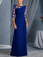 Load image into Gallery viewer, Fashionable lace long party dress evening dress