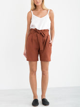 Load image into Gallery viewer, Lace-Up Cotton Shorts