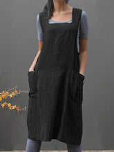 Load image into Gallery viewer, Cotton and Linen Loose Long Dress