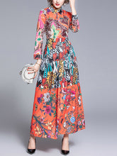 Load image into Gallery viewer, Slim and Slim Versatile Positioning Print Dress