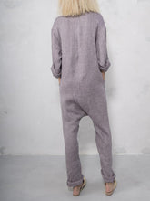 Load image into Gallery viewer, Casual Loose Soft Cotton Linen Jumpsuit