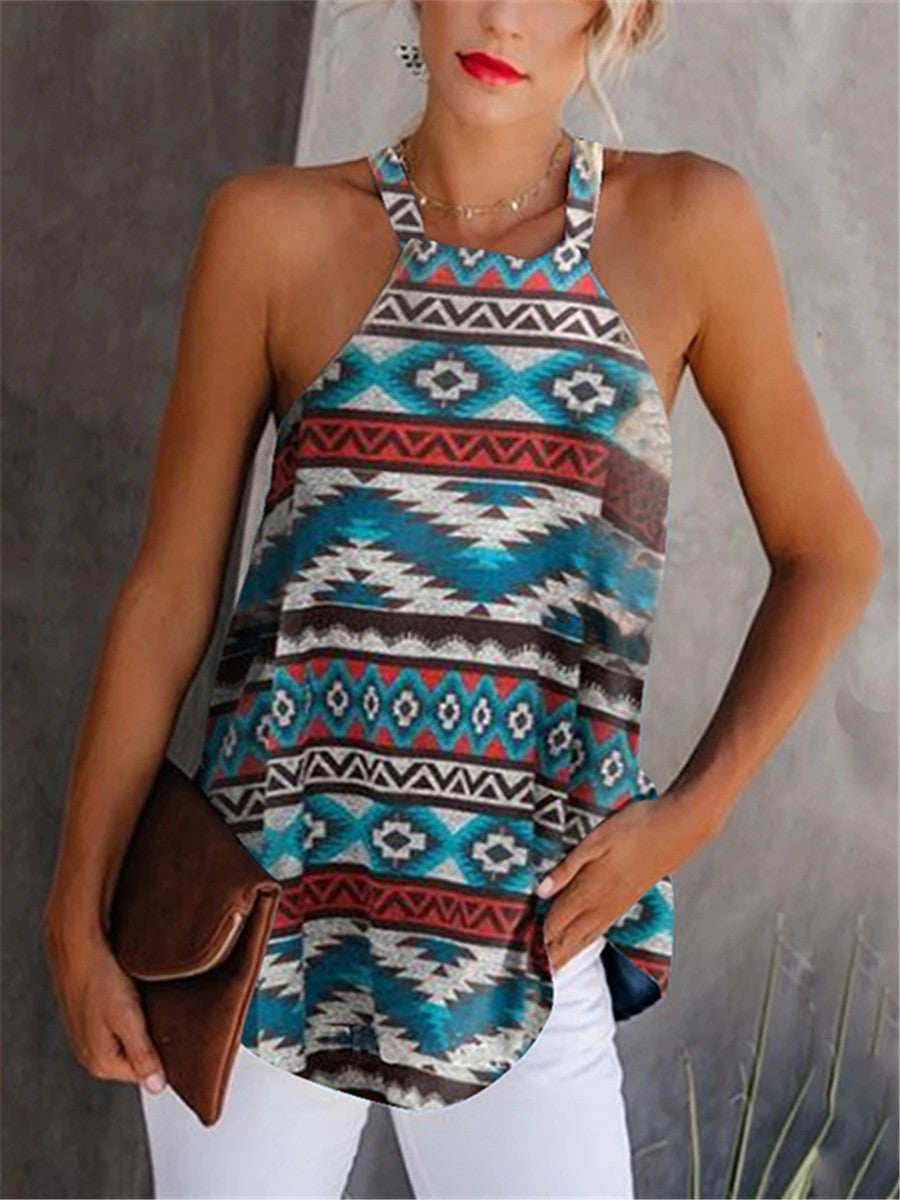 Bohemian Vintage Loose Casual Tank Top