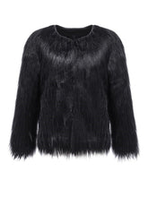 Load image into Gallery viewer, Faux Fur Square Collar Short Jacket Fashion Street Style Coat