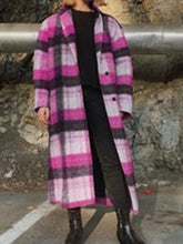 Load image into Gallery viewer, Winter Vintage Plaid Long Sleeve Jacket