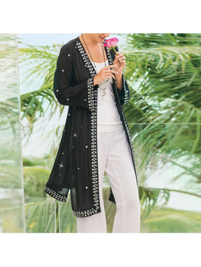 Fashionable Casual Printed Cardigan Top