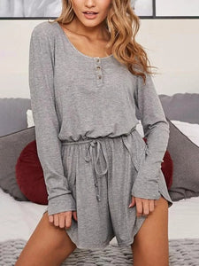 Cotton and Linen Leisure Suit Two-piece
