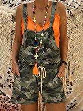 Load image into Gallery viewer, Casual Camouflage Camisole Jumpsuit