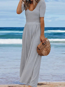 Cotton and Linen Casual Dress