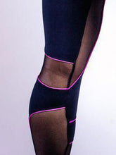 Load image into Gallery viewer, Solid Color Mesh Yoga Pants Leggings