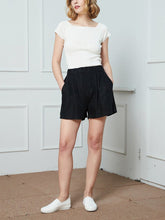 Load image into Gallery viewer, Cotton and Linen Casual Shorts