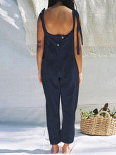 Load image into Gallery viewer, Women Cotton Jumpsuit Playsuit Overalls Summer Trouser