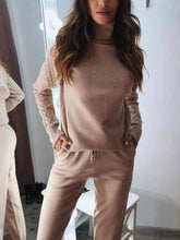 Load image into Gallery viewer, Fashion casual knit suit