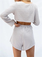 Load image into Gallery viewer, Casual Fashion Navel Knit Set