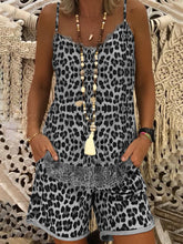 Load image into Gallery viewer, Fashion Leopard Print Sling Two Piece Set