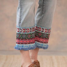 Load image into Gallery viewer, Printed Denim Trousers