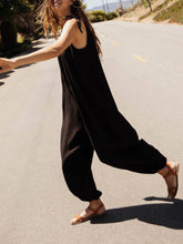 Load image into Gallery viewer, Solid Color Casual Loose Jumpsuit
